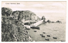 RB 1054 -  Early Postcard - Steam Ship Entering Creux Harbour Sark - Channel Islands - Sark