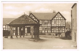 RB 1054 -  Early Postcard - Pembridge Market Square & New Inn - Herefordshire - Herefordshire