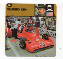 Sept15    70392 Dallenbach Willy   ( Fiche Auto ) - Car Racing - F1