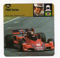 Sept15    63934  Pace Carlos  ( Fiche Auto ) - Automobile - F1