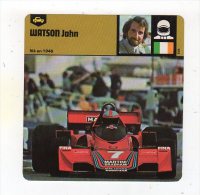 Sept15    70382  Watson John  ( Fiche Auto ) - Car Racing - F1