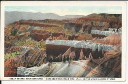 Carte Postale  Etats Unis  : Cedar Breaks , Southern Utah - Reached From Cedar City Utah On The Union Pacific System - Altri & Non Classificati