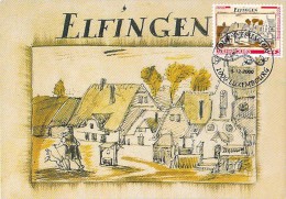 LUXEMBOURG  CARTE MAXIMUM  NUM-YVERT  1470 DESSINS DE L ABBE JEAN BERTELS - Maximumkaarten