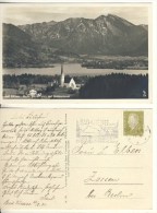 AK Bad Wiessee Kirche Gegen Egern Echt Gel. 23. 8. 1932 S/w (324-AK104) - Bad Wiessee