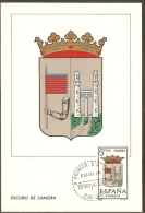 ESPAGNE Carte Maximum - Zamora - Maximum Kaarten