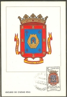 ESPAGNE Carte Maximum - Ciudad Real - Maximumkarten