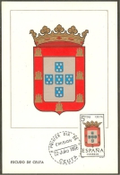 ESPAGNE Carte Maximum - Ceuta - Cartoline Maximum