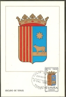 ESPAGNE Carte Maximum - Teruel - Cartoline Maximum