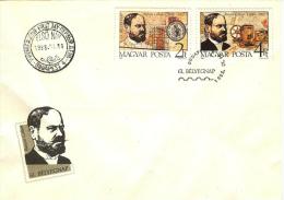 HUNGARY - 1988. FDC - 61st Stampday/Gabor Baross ,Minister Of Commerce And Communication Cpl. Set MNH! - FDC