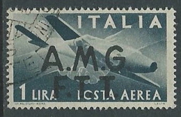 1947 TRIESTE A USATO POSTA AEREA DEMOCRATICA 2 RIGHE 1 LIRA - L8 - Luftpost