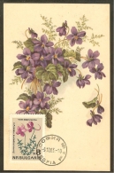 BULGARIE Carte Maximum - Violettes - Other & Unclassified