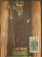 ESPAGNE Carte Maximum - Statue De St Benoît - Maximum Cards