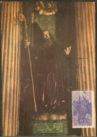 ESPAGNE Carte Maximum - Statue De St Benoît - Maximum Cards