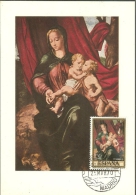 ESPAGNE Carte Maximum - La Vierge - Cartes Maximum