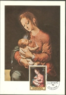 ESPAGNE Carte Maximum - La Vierge Et L' Enfant - Maximumkarten