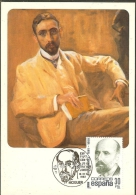 ESPAGNE Carte Maximum - Juan Ramon Jimenez - Cartes Maximum