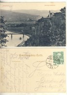 AK Bodenbach Rest. Schäferwand Echt Gel. 8. 7. 1909 S/w (324-AK653) - Sudeten