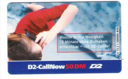 Germany - D2 Vodafone - Call Now Card - Girl - V15.3 - Date 11/02 - [2] Mobile Phones, Refills And Prepaid Cards