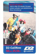 Germany - D2 Vodafone - Call Now Card - On Beach - V31 - Date 11/03 - [2] Mobile Phones, Refills And Prepaid Cards