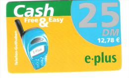 Germany - E-Plus - Free & Easy - Provider Talkline - Date 30.06.2003 - GSM, Cartes Prepayées & Recharges