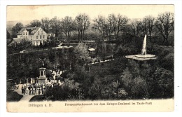 DILLINGEN A. D. - Promenadenkonzert Vor Dem Krieger-Denkmal Im Taxis-Park - Dillingen