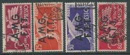 1947-48 TRIESTE A USATO ESPRESSI DEMOCRATICA 2 RIGHE 4 VALORI - L7 - Express Mail