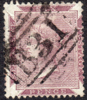 Sierra Leone 1865 SG2 6d Grey-lilac No Wmk  Fine B31 Cancel - Sierra Leone (...-1960)