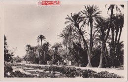 CARTE ANCIENNE,AFRIQUE,AFRICA,AFRIKA,MAGHREB,MAROC,MOROCCO,MARRAKECH,MURRAKUSH,2 Timbres 1948 - Marrakech