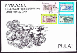 Botswana - 1976 - First National Currency - Complete Set On FDC - Botswana (1966-...)