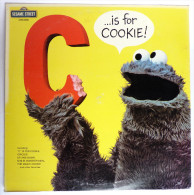 RARE Disque Vinyle 33T SESAME STREET - IS FOR COOKIE ! - CRA CTW 22058 1974 RUE SESAME - Records