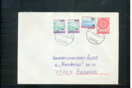 Yugoslavia 1993 Interesting Postal Stationery Letter - Cartas & Documentos