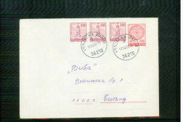 Yugoslavia 1993 Interesting Postal Stationery Letter - Cartas & Documentos