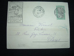 LETTRE ENTIER 50C OBL.7-1-29 TANANARIVE RP - Cartas & Documentos