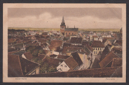 GERMANY - Güstrow, Gustrow - Old Postcard, Panorama, Church - Guestrow