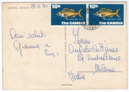 GAMBIA - BATHURST / THEMATIC STAMPS - FISH - Gambie