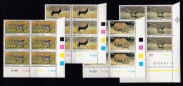 SOUTH AFRICA, 1976, MNH Control Block Of  6, Animals, M 500-503 - Ungebraucht