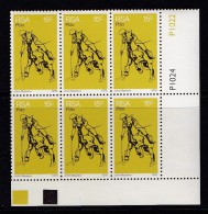 SOUTH AFRICA, 1976, MNH Control Block Of  6, Polo, M 505 - Ongebruikt