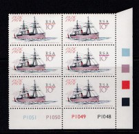 SOUTH AFRICA, 1976, MNH Control Block Of  6, Sea Post M 506 - Neufs