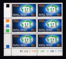 SOUTH AFRICA, 1977, MNH Control Block Of  6, Metric System,  M 534 - Unused Stamps