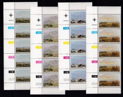 SOUTH AFRICA, 1978, MNH Control Block Of  5, Volschenk Paintings,  M 542-545 - Ongebruikt