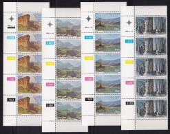 SOUTH AFRICA, 1978, MNH Control Block Of  5, Tourism,  M 548-551 - Nuovi