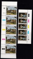 SOUTH AFRICA, 1980, MNH Control Strip Of  5, Pieter Wenning  Paintings.,  M 569-570 - Unused Stamps