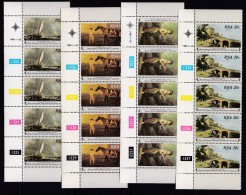 SOUTH AFRICA, 1980, MNH Control Strip Of  5, Art Gallery Paintings.,  M 575-578 - Nuevos