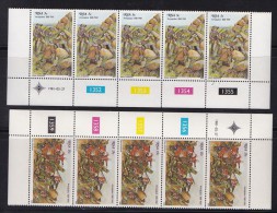 SOUTH AFRICA, 1981, MNH Control Strip Of  5, Amajuba Battle,  M 581-582 - Unused Stamps