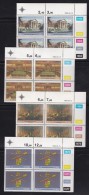SOUTH AFRICA, 1985, MNH Control Block Of 4, Parliament Building  M 670-673 - Neufs