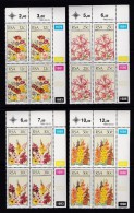 SOUTH AFRICA, 1985, MNH Control Block Of 4, Flowers,  M 674-677 - Neufs