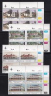 SOUTH AFRICA, 1986, MNH Control Block Of 4, Historic Buildings,  M 689-692 - Neufs