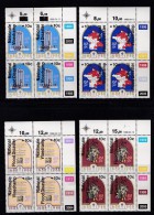 SOUTH AFRICA, 1988, MNH Control Block Of 4, Natal Flood Disaster,  M 731-738 - Neufs