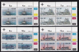 SOUTH AFRICA, 1989, MNH Control Block Of 4, Energy, M 785-788 - Neufs