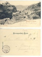 AK Graupen Bei Teplitz Echt Gel. 2. 8. 1898 S/w (324-AK651) - Sudeten